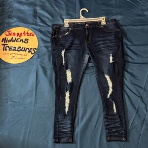 💥NI💥 Blue Republic Distressed Dark Blue Women's Jeans